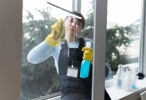 Nettoyage de vitres intérieures et extérieures à Paillet